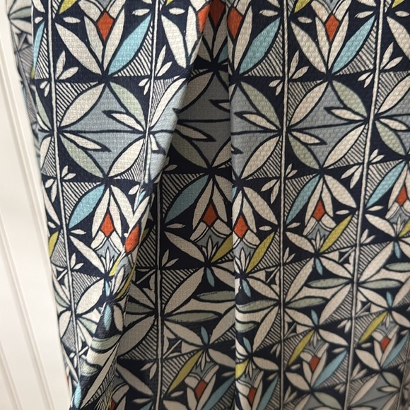 Tory Burch‎ Women Silk Geometric Pattern V-neck Dress Size Large - Picture 10 of 13